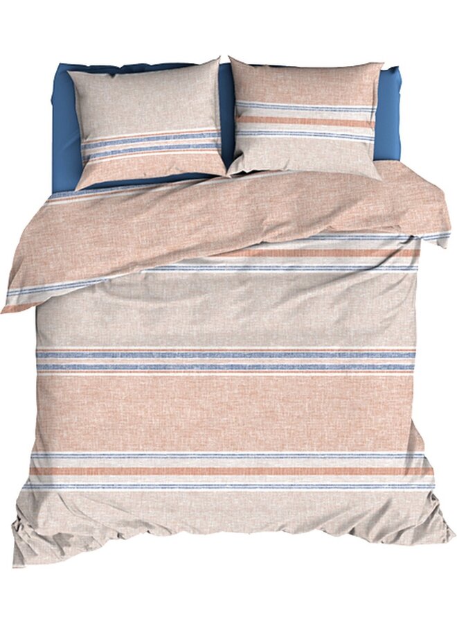 Romanette Katoen Dekbedovertrek Roze