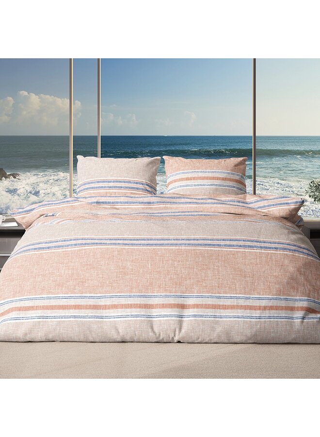 Romanette Katoen Dekbedovertrek Roze