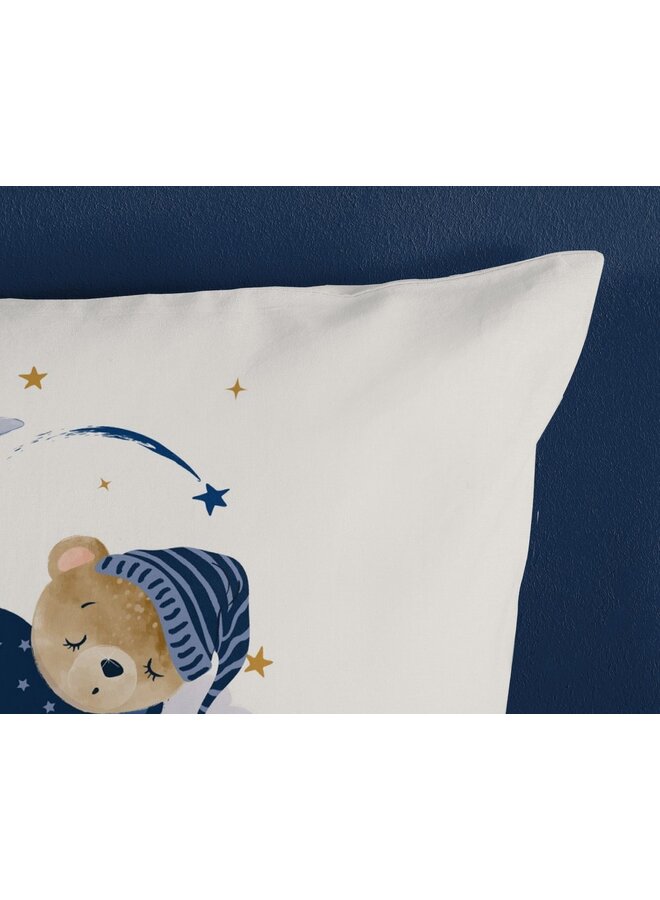 Good Morning Dekbedovertrek Kids Sleeping Ecru - Katoen