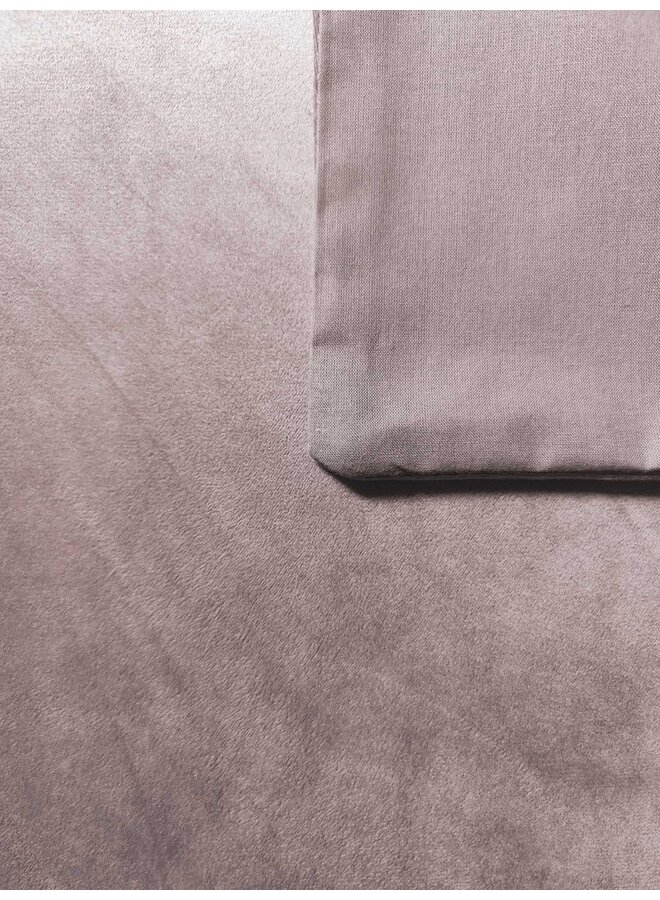 ZO! Home Dekbedovertrek Velluto Uni Roze - Velvet