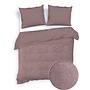 ZO! Home Dekbedovertrek Velluto-a-Coste Uni Roze - Velvet