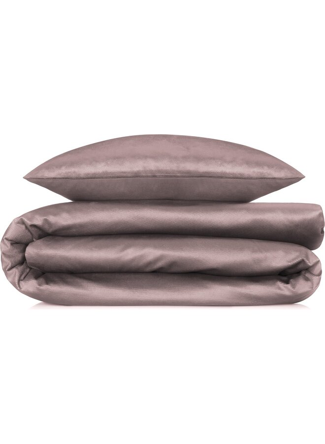 ZO! Home Dekbedovertrek Velluto-a-Coste Uni Roze - Velvet