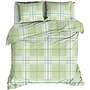 Romanette Dekbedovertrek Rubik Groen - Katoen