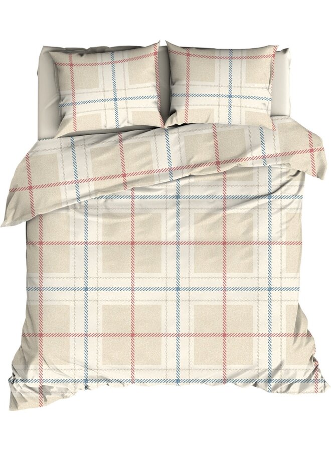 Dekbedovertrek Rubik Zand - Katoen