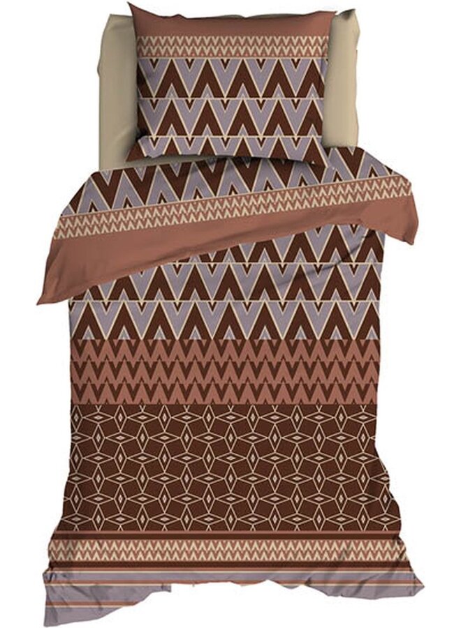 Romanette Dekbedovertrek Lombok Rood - Katoen