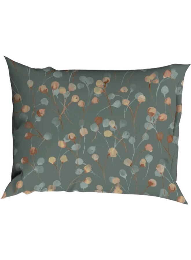 Satin d'Or Dekbedovertrek Muriel Groen - Katoensatijn