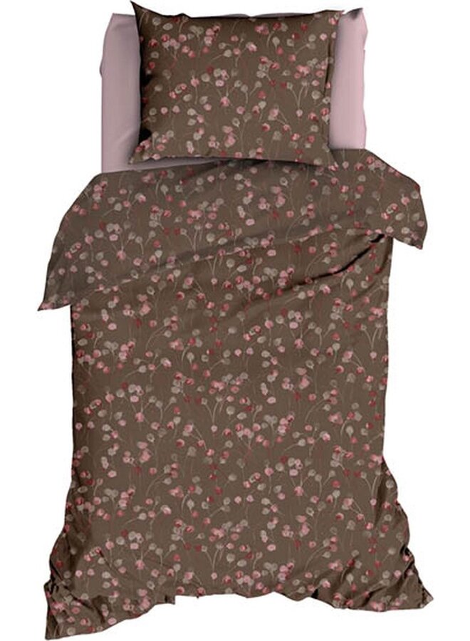 Satin d'Or Dekbedovertrek Muriel Taupe - Katoensatijn