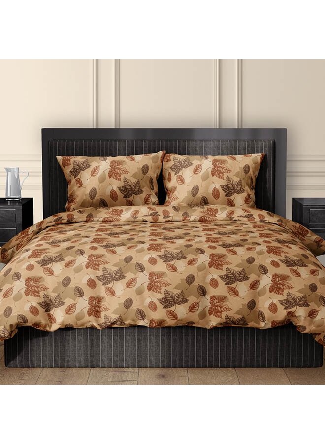 Satin d'Or Dekbedovertrek Mapple Zand - Katoensatijn