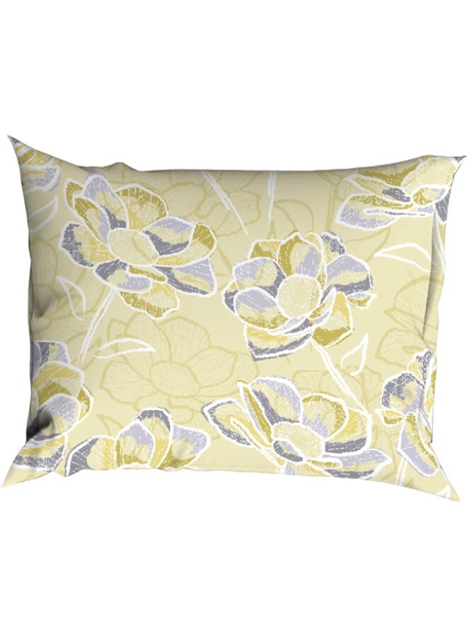 Satin d'Or Dekbedovertrek Steffi Geelgroen - Katoensatijn