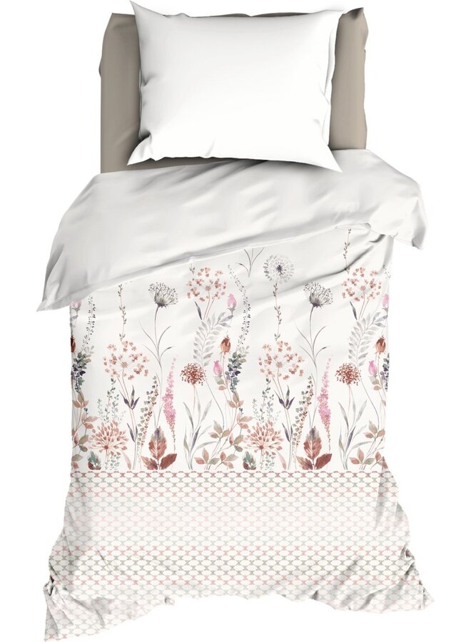 Satin d'Or Dekbedovertrek Giselle Taupe - Katoensatijn