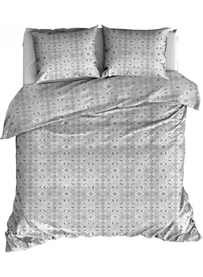 Dekbedovertrek Whisper Grijs - Katoensatijn