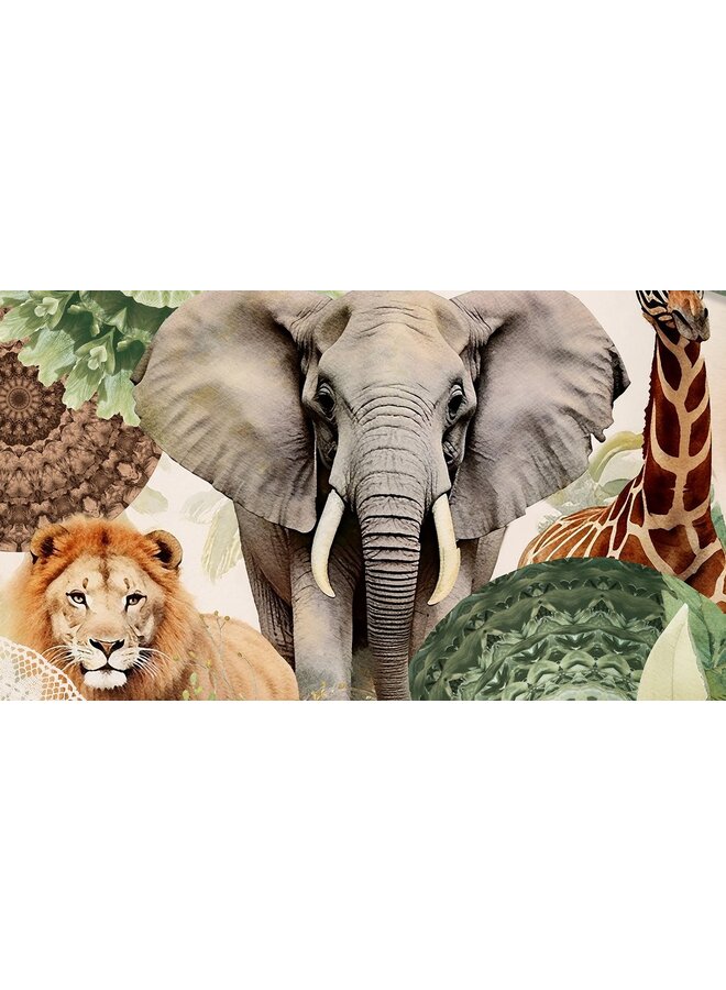 HIP Dekbedovertrek Sagadar Groen - Katoensatijn