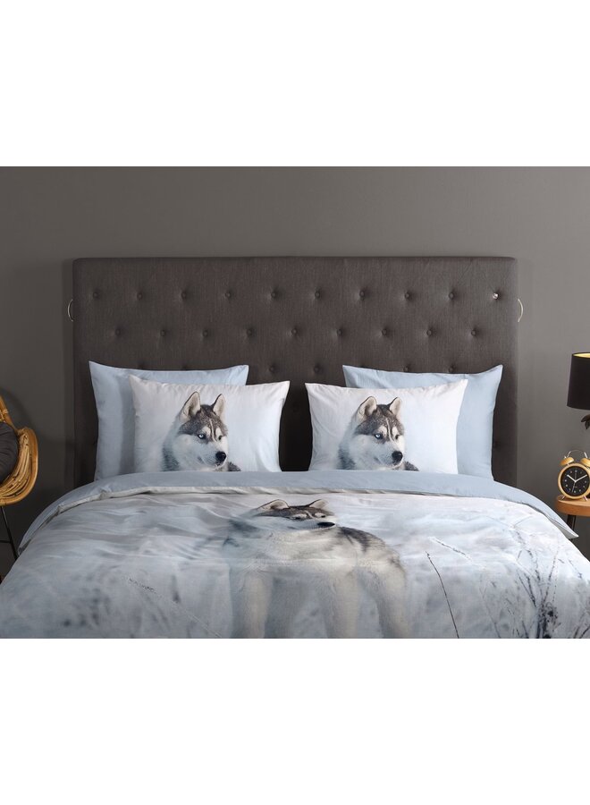 Good Morning Dekbedovertrek Sachar Blauw - Katoen