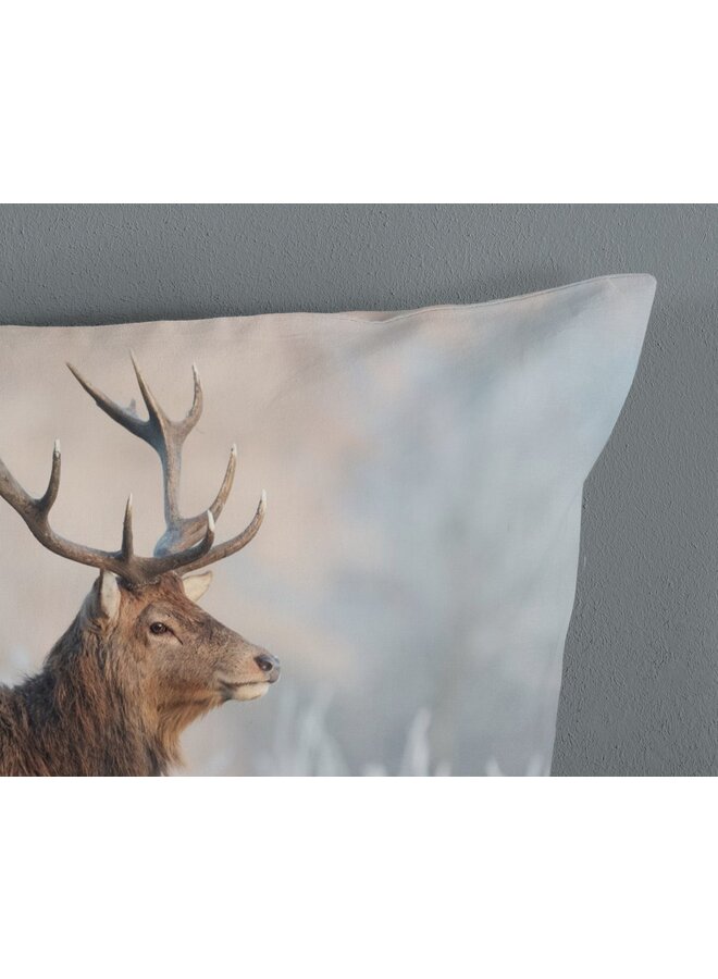 Good Morning Dekbedovertrek Wess Grijs - Katoen