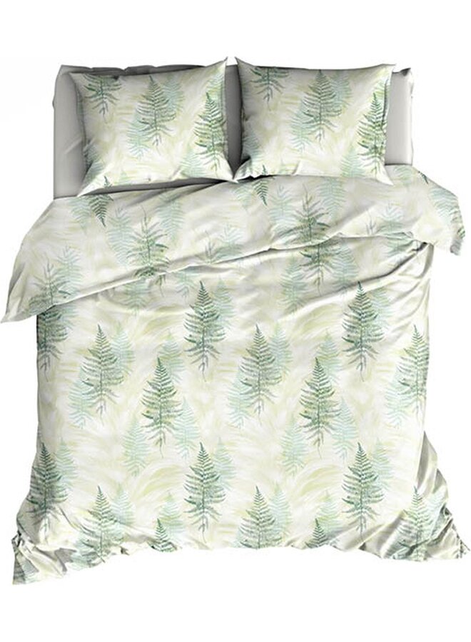 Dekbedovertrek Felci Groen - Katoensatijn PL1
