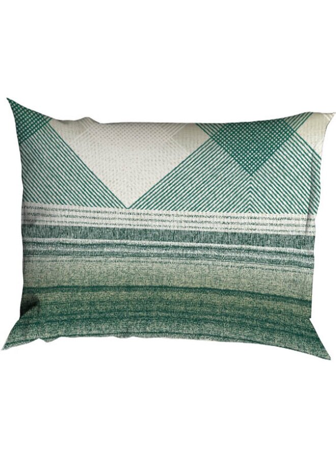 Satin d'Or Dekbedovertrek Courban Groen - Katoensatijn