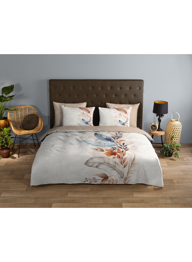 Good Morning Dekbedovertrek Mirra Ecru - Katoen