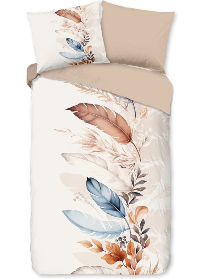 Good Morning Dekbedovertrek Mirra Ecru - Katoen