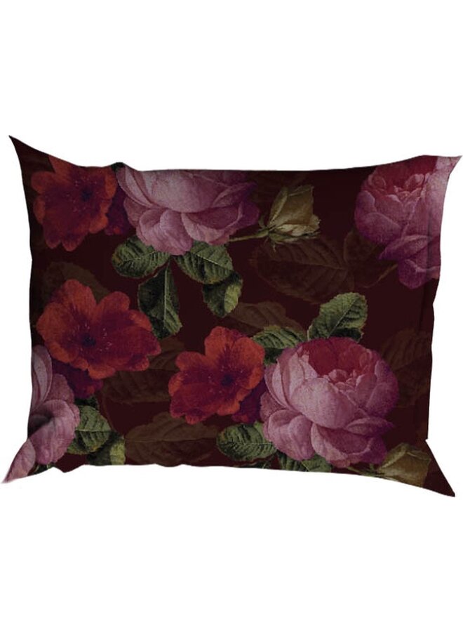 Satin d'Or Dekbedovertrek Valeria Rood - Katoensatijn