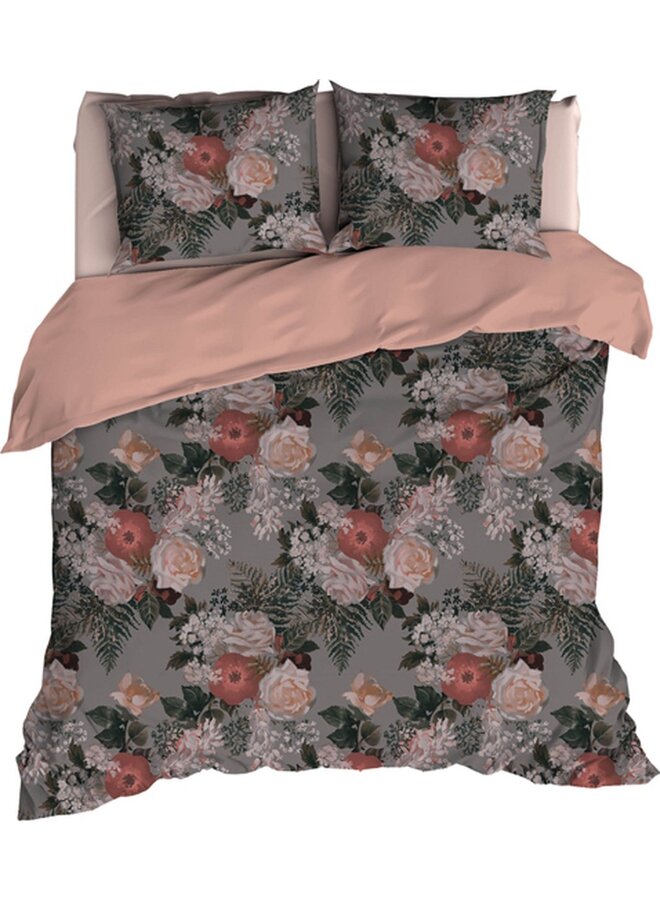 Dekbedovertrek Celia Roze - Katoensatijn