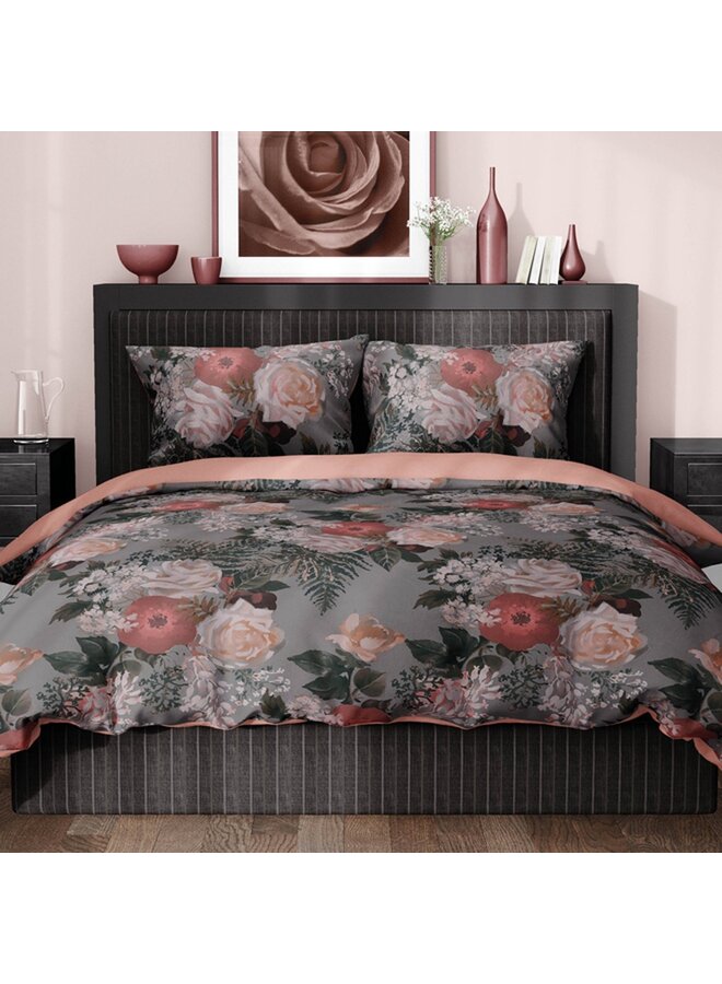 Satin d'Or Dekbedovertrek Celia Roze - Katoensatijn