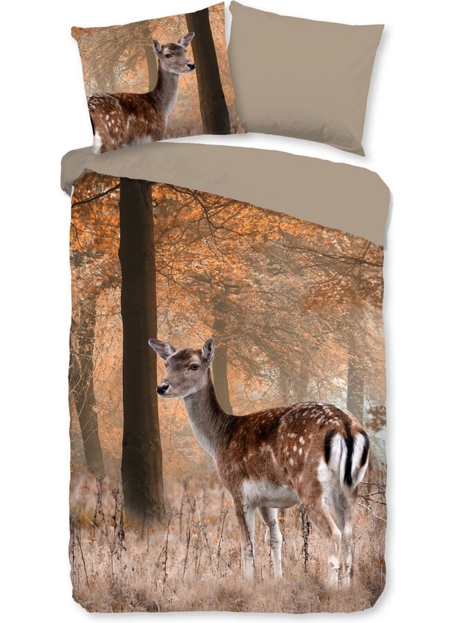 Good Morning Dekbedovertrek Gavin Bruin - Katoen