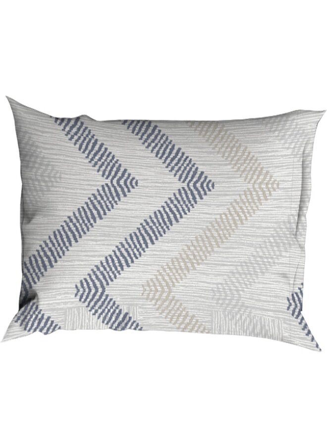 Satin d'Or Dekbedovertrek Ziggo Grijsblauw - Katoensatijn