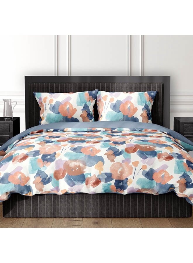 Satin d'Or Dekbedovertrek Murillo Blauw - Katoensatijn