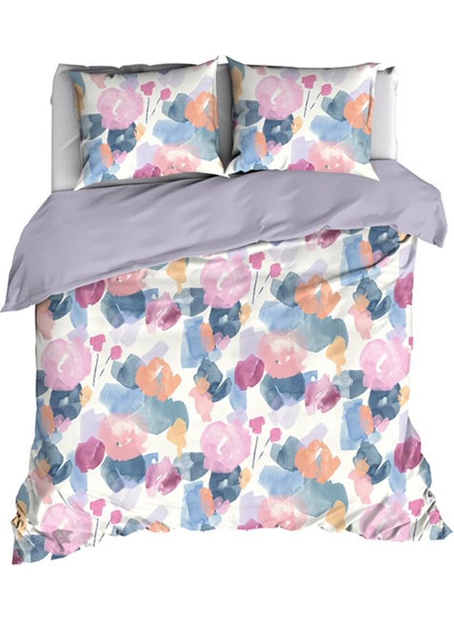 Dekbedovertrek Murillo Lilac - Katoensatijn