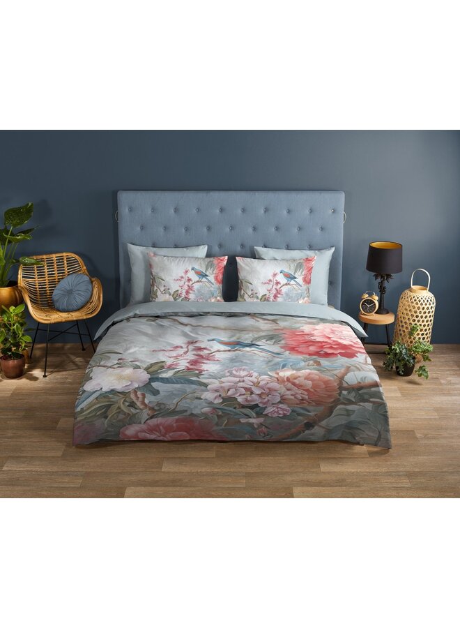 Good Morning Dekbedovertrek Birdie Multi - Katoen