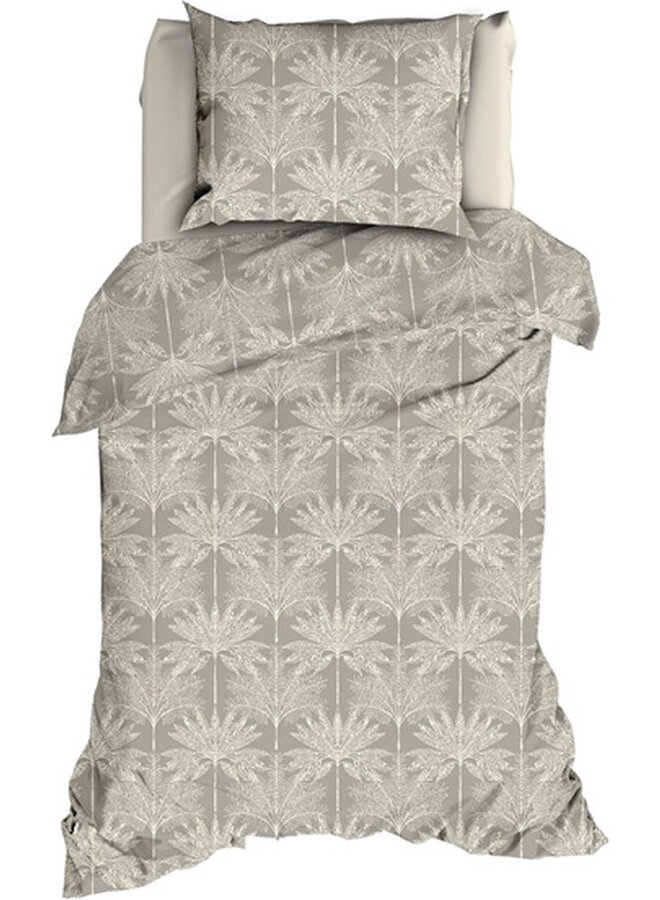 Satin d'Or Dekbedovertrek Palmyra Khaki - Katoensatijn