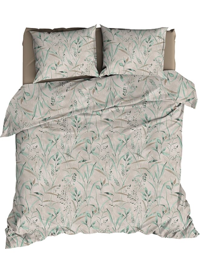 Satin d'Or Dekbedovertrek Galicia Groen - Katoensatijn