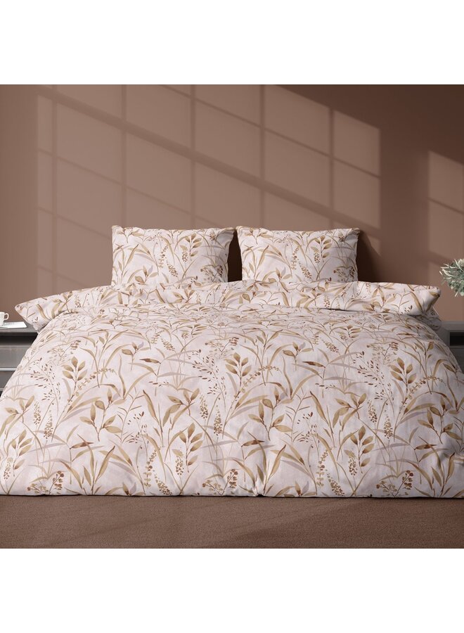 Satin d'Or Dekbedovertrek Galicia OudRoze - Katoensatijn