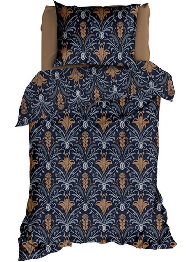 Satin d'Or Dekbedovertrek Belgravia Blauw - Katoensatijn