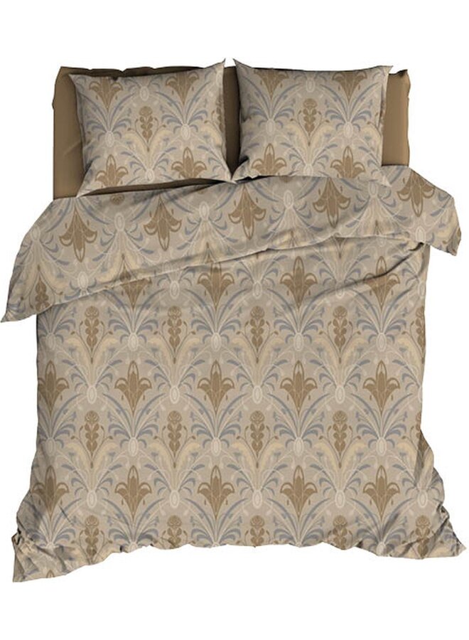 Dekbedovertrek Belgravia Beige - Katoensatijn PL1