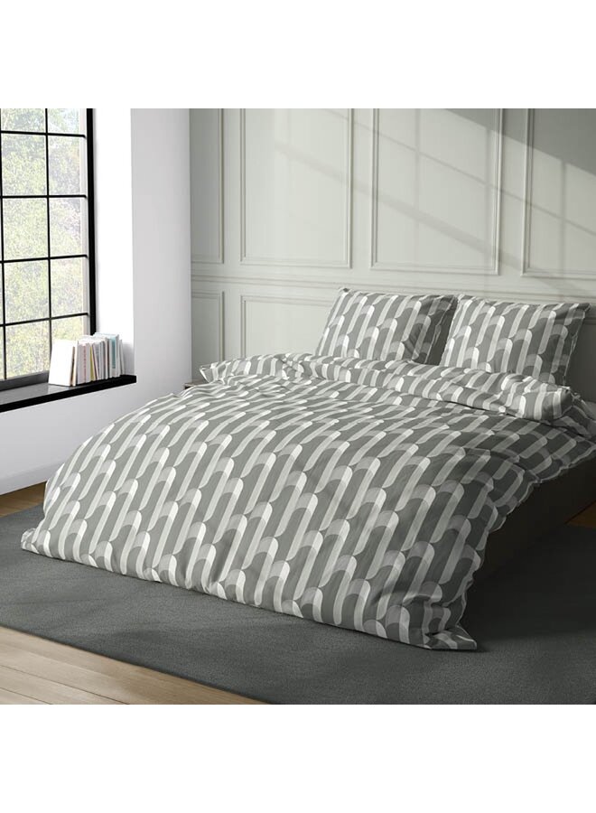 Satin d'Or Dekbedovertrek Cyril Groen - Katoensatijn