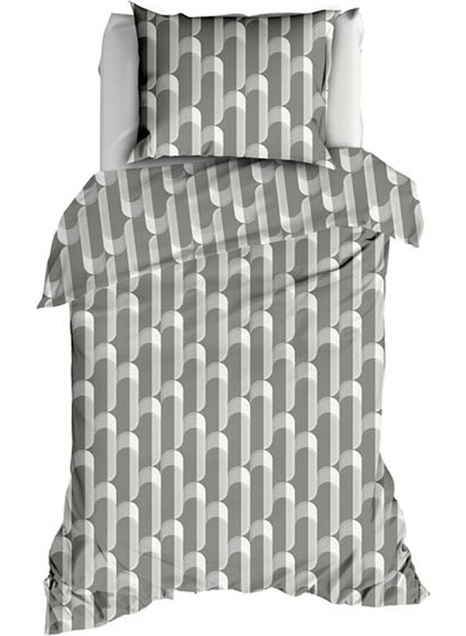 Satin d'Or Dekbedovertrek Cyril Groen - Katoensatijn