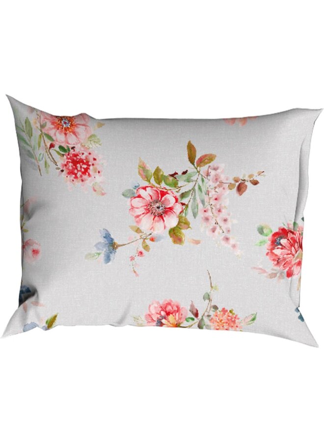 Satin d'Or Dekbedovertrek Eileen Zilver - Katoensatijn