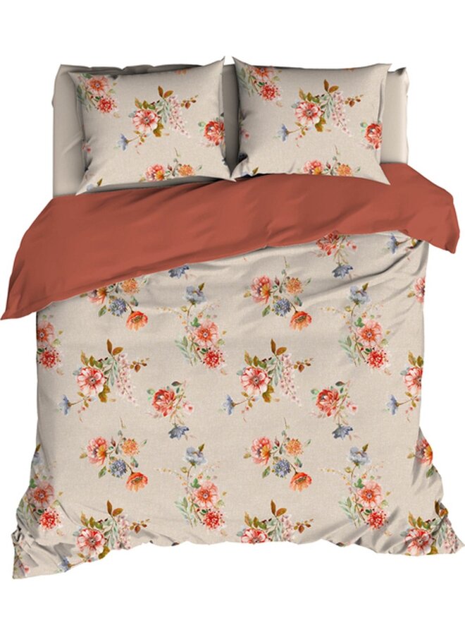 Dekbedovertrek Eileen Zand - Katoensatijn PL1