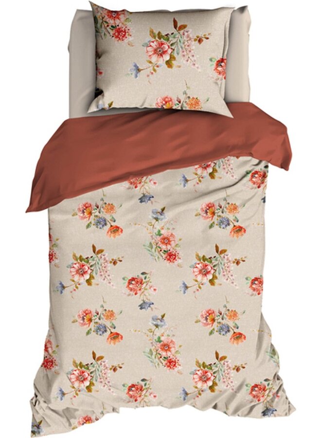 Satin d'Or Dekbedovertrek Eileen Zand - Katoensatijn