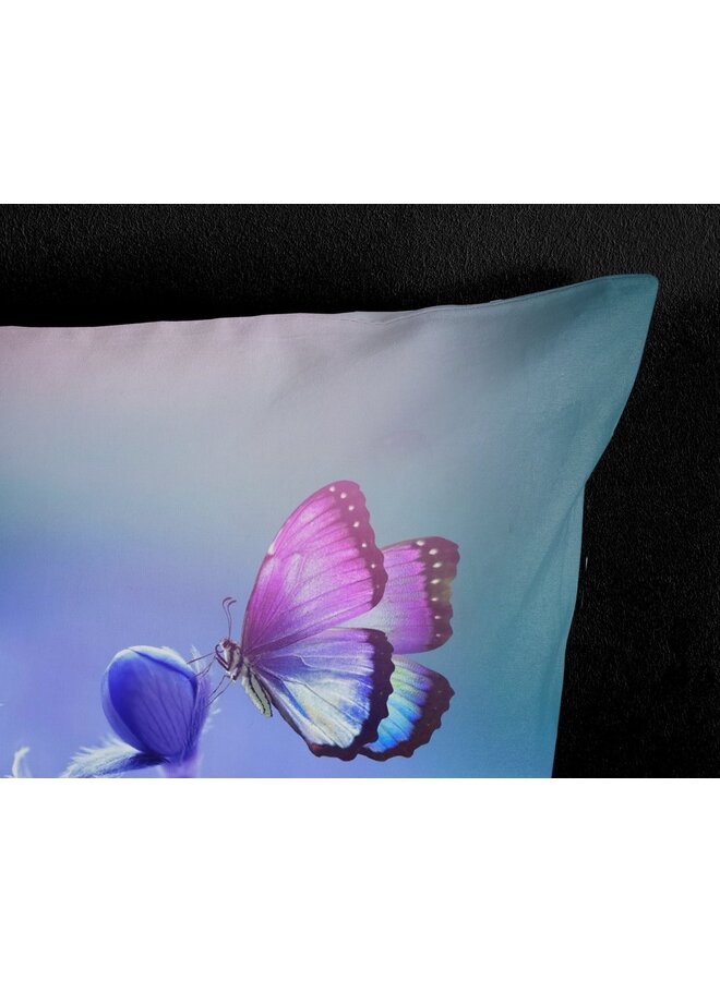 Pure Dekbedovertrek Blauw