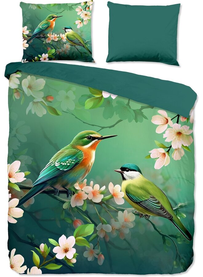 Dekbedovertrek Signi Groen - Microvezel PL1