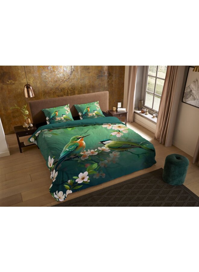 Pure Dekbedovertrek Signi Groen - Microvezel