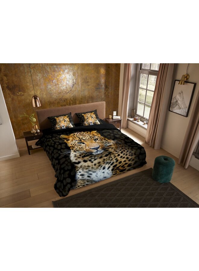 Pure Dekbedovertrek Rayan Zwart - Microvezel