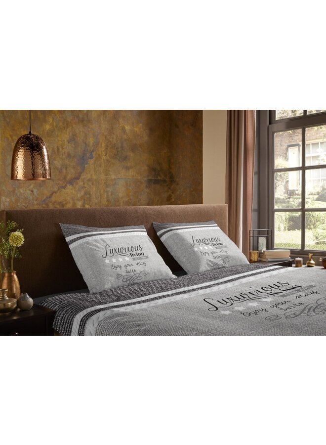 Pure Dekbedovertrek Suite Grijs - Microvezel