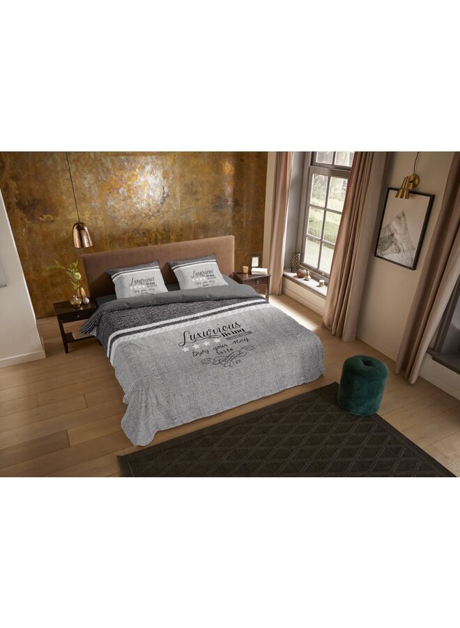 Pure Dekbedovertrek Suite Grijs - Microvezel