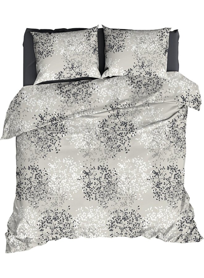 Dekbedovertrek Bellini Grijs - Katoensatijn PL1