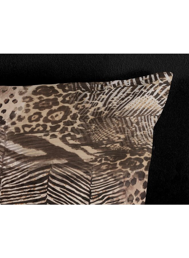 Pure Dekbedovertrek Skins Bruin - Microvezel