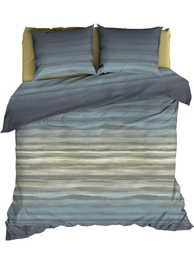 Dekbedovertrek Fluvius Blauw - Katoensatijn PL3