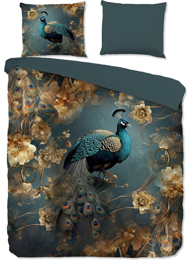 Pure Dekbedovertrek Savaya Petrol - Microvezel